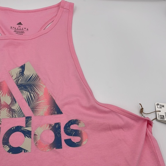 Adidas Plus Size Tropic Tank Top in Light Pink - Picture 2 of 7